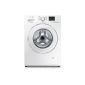 Samsung WF70F5E2Q4W / EC washing machine front loader / A +++ / 173 kWh / year / 9400 liters / year / 1400 rpm / 7 kg / Crystal Door White (Misc.)