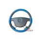 Walser 16621 Steering wheel cover Sport BL PU / PVC material, black / blue Walser