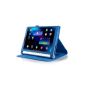 IVSO Slim-Book Case Cover for Lenovo Yoga Tablet 2 10.1-inch tablet with Function Sleep / Wake Automatic (Blue) (Electronics)