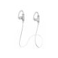 Roman S530 Bluetooth V4.0 Wireless Sport Earphones with Microphone (White) (Electronics)
