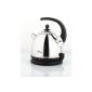Ottoni Fabbrica Italian top kettle Alice Nero 1,7l 2400W.