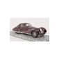 Talbot Lago T150-C-SS Cup, Dark Red, 1937 Miniature car, Ready-made, Minichamps 1:18 (Toy)