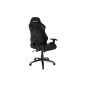 HJH OFFICE 625200 Racing Gaming Chair Sportseat Silverstone, black-anthracite (household goods)