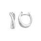 Miore Ladies Hoops 925 sterling silver cubic zirconia MSM137E