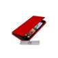 Case Cover Red ExtraSlim Archos 50a \ 50b Helium 4G LTE and 3 + PEN FILM OFFERED!  (Electronic devices)