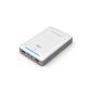 RAVPower 13000mAh 4.5A output External battery pack spare battery Power Bank USB Charger for Smartphones and Tablets, White (Electronics)