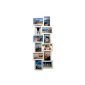 BR9723 Picture Frames, 12 Photos Collage, plastic frames, cardboard back, glass front, for hanging in landscape mode and portrait mode, white