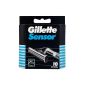 Gillette Sensor pack of 10 blades (Health and Beauty)