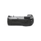 Minadax Professional Battery Grip for Nikon D610, D600 - similar to MB-D14 for 2x EN-EL15 or 8x AA batteries (optional)