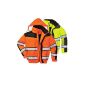 4in1 visibility jacket rain jacket winter jacket Working jacket Gleb or orange (Textiles)