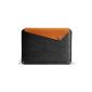 Mujjo original MJ-0220 Sleeve up to 33 cm (13 inches) for Apple MacBook Pro Retina gray Felt / brown leather (optional)