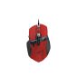 Speedlink Kudos Z-9 Core Gaming Mouse (Configuration app, laser sensor to 8200 dpi, 9 buttons, 4-way scroll wheel) Red (Personal Computers)