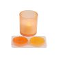 -Safe LED Candle scent fragrant odor 2 Discs Ginger and Orange
