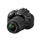 Nikon D5300 Digital SLR Camera (24.2 megapixels, 8.1 cm (3.2 inch) LCD, Full HD, HDMI, WiFi, GPS, AF system with 39 focus points) Kit incl. AF-S DX 18 55 VR Lens (Electronics)