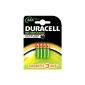 Duracell Rechargeable AAA -pile stay charged 750 mah