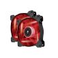 Corsair Air Series AF120 Quiet Edition LED red 120mm case fan 2-pack (CO-9050016-RLED) (Personal Computers)