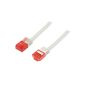 BIGtec 20m CAT.5e Ethernet LAN patch cable red plug Gigabit network cable patch cable gray ribbon cable ribbon (RJ45, Cat 5e, Foiled Twisted Pair, 1000 Mbit / s) 2 x RJ45 connectors ideal for switch, DSL connections, patch panels, patch panels, routers , Modem, Access Point and other devices with RJ45 connection, cable CAT CAT cable CAT5e ISDN cable flat cable (electronics)