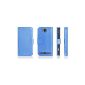 DONZO Wallet Carbon Case for Samsung Ativ S I8750 Blue (Electronics)