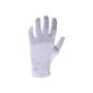 12 pairs of cotton liner gloves cotton gloves bleached white jersey gloves Size: large (big) 10 (Health and Beauty)