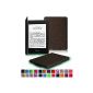 Fintie SmartShell Case Cover compatible with all Kindle Paperwhite - The thinnest and lightest PU leather case (suitable for all previous models of 2012, 2013, 2014 and the new Kindle Paperwhite 2015 300 ppi display, 6 