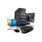Complete PC gaming PC Hexa-Core AMD FX-6300 6x3.5GHz (Turbo up to 4.1GHz), 22 