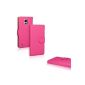 Cool Gadget Case Wallet Case - for Samsung Galaxy S5 in Pink + 1x Protector (Electronics)