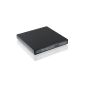 CSL - Slimline USB 2.0 external CD / DVD / Blu-ray drive / burner housing with SATA port / external drive enclosure (Electronics)