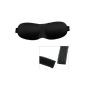 Sleep mask sleeping blinders Black Eye shades - promotes restful sleep and leaves you and your eyes feeling refreshed and stress (Health and Beauty)