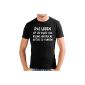 Touchlines Men SLIMFIT T-shirt Life is too short ... (Sports Apparel)