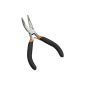 Silverline 633579 of electronics pliers long nose bent 125 mm (Tools & Accessories)