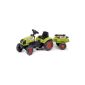 Falk - 2040C - Car and Bike for Kids - Tractor - Claas Arion 410 + Trailer (Toy)