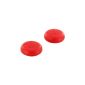 Skque® Thumb Stick Grip Silicone Case Cover cap for Sony PlayStation 4 Controller, Red (Video Game)