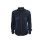 Urban Classics denim shirt shirt dark blue (Textiles)