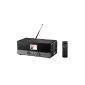 Hama Internet Radio / Digital Radio DIR3100 (WLAN / LAN / DAB + / DAB / FM, color display 2.8 inches, with remote control, USB port with charging and playback function, alarm and wifi streaming function, free Smart Radio app), black (Electronics )