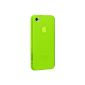Ozaki iCoat 0.4 Rigid plastic case with protective film for iPhone 4 Green (Wireless Phone Accessory)