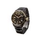 Detomaso Automatic Stainless steel case Stainless steel bracelet Sapphire crystal SAN REMO Automatic Diver's Watch Classic Black / Black DT1025-F (clock)