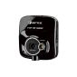 Aiptek Car Camcorder X-mini car camera / Black Box / Dash Cam (5 megapixel, 6 cm (2.4 inch) display, Full HD, SD / SDHC card slot, wide-angle lens) black (Automotive)