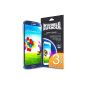 Galaxy S4 screen protection - Invisible Defender [3 Flim / Clarity HD] [Lifetime] High Definition (HD) clarity Screen Protector Film Screen Protectors for Samsung Galaxy S4 IV i9500 S IV (Wireless Phone Accessory)