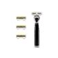 SHAVE-LAB - AON - Starter Set Shaver with 4 blades (Black Edition with PL6 - for women) (Health and Beauty)
