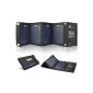Anker® 14W 5V / 2A dual-port portable folding Outdoor Solar Charger Charger with PowerIQ ™ technology for 5V USB charging devices, GPS, iPhone, iPad, Android phones and Android Tablets (Electronics)