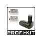 Battery Grip & 2x Battery for Canon EOS 450D 500D and 1000D - like BG-E5 & LP-E5 in original quality!  Battery Pack (Electronics)