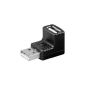 Goobay angled USB Adapter black (Accessories)