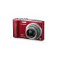 Panasonic Lumix DMC-TZ10EG-R Digital Camera (12 Megapixel 12x opt. Zoom, 7.6 cm (3 inch) screen, image stabilization, geo-tagging) Red (Electronics)