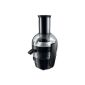 Philips HR1855 / 00 Juicer (700 watts, 2 liter, 1 min QuickClean, juice containers) black (household goods)