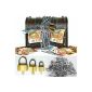 Wedding Game: Money gift treasure chest - Complete set as a dance game - treasure chest as a gift of money.