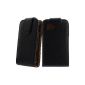 Premium Flip Case Case Case Case Cover Skin cell phone case for Samsung S5220R REX80 Rex S-5220 black slim protective case with magnetic closure (Electronics)