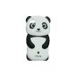 SODIAL (TM)? Tui / Shell / Casing protection for iPhone 4 / 4S Design 3D Panda Black (Wireless Phone Accessory)