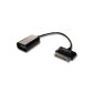 VHBW-On USB Adapter Cable The Go (OTG) for SAMSUNG Galaxy Tab 8.9, 10.1, P7500, P7510, Galaxy Tab 7.0 GT-P6210, GT-P3113.  (Electronic devices)