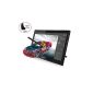 Huion Pen Display for Professional Graphics Monitor - GT-190S with a glove for the graphics monitor user and pen battery for monitor