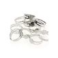 Lot 10 Support Fimo Rings Adjustable Tray - Silver (Jewelry)